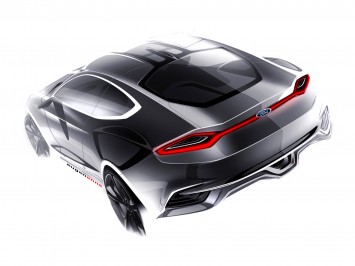 Ford Evos Concept Design Sketch