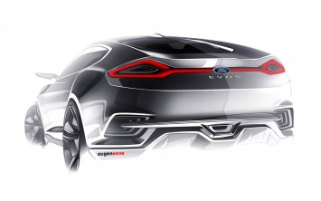 Ford Evos Concept Design Sketch