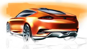 Ford Evos Concept Design Sketch