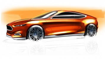 Ford Evos Concept Design Sketch