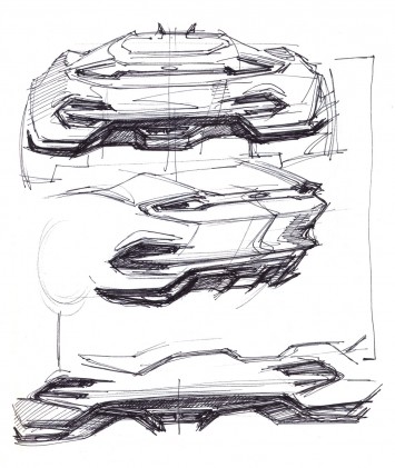 Ford Evos Concept Design Sketch