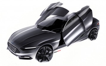 Ford Evos Concept Design Sketch