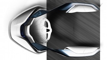 Ford Evos Concept Interior Design Sketch