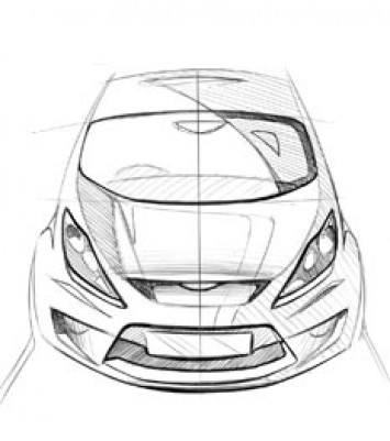 Ford Fiesta Design Sketch