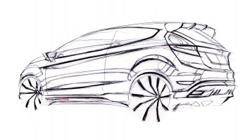 Ford Fiesta ST Concept Design Sketch