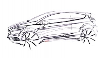 Ford Fiesta ST Concept Design Sketch