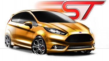 Ford Fiesta ST Concept Design Sketch