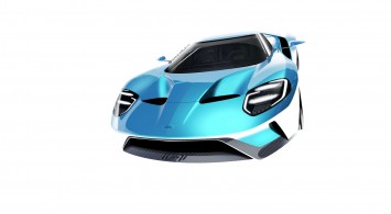 Ford GT Exterior Design Sketch Render by Giancarlo Viganego