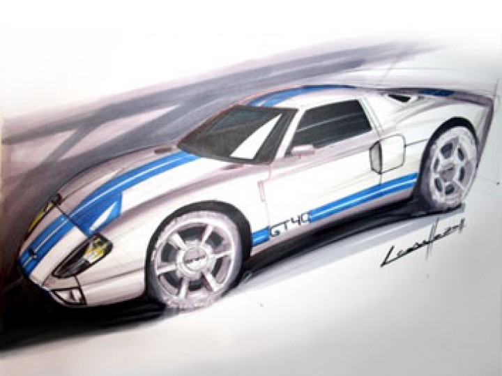 Ford GT40 sketch tutorial