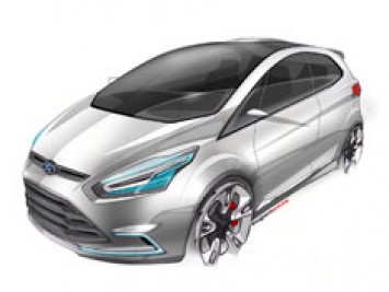 Ford iosis MAX Concept Design Sketch