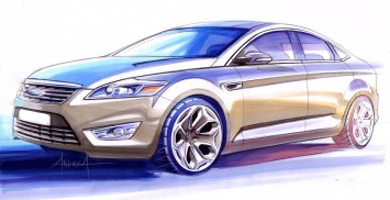 Ford Mondeo - Design Sketch by Andrea di Buduo