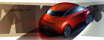 Ford Start Concept Design Sketch