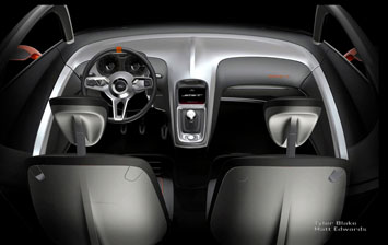 Ford Start Concept Interior Design Sketch