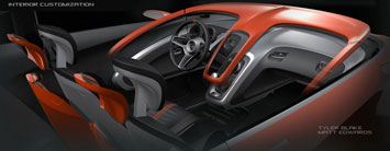 Ford Start Concept Interior Design Sketch