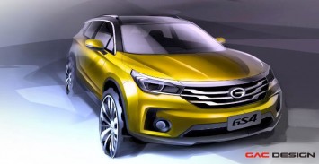 GAC GS4 SUV Design Sketch