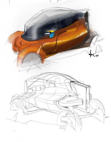 Genesis Concept by Nir Siegel - Design Sketches