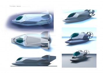 HALO Aero Sleigh Design Sketch