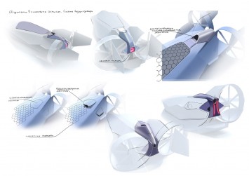 HALO Aero Sleigh Design Sketch