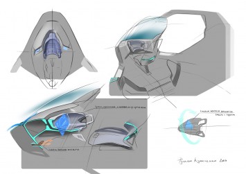 HALO Aero Sleigh Design Sketch