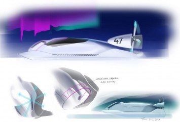 HALO Aero Sleigh Design Sketch