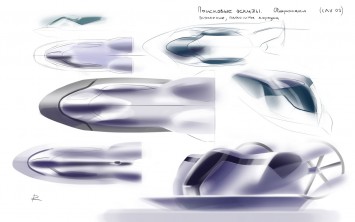 HALO Aero Sleigh Design Sketch