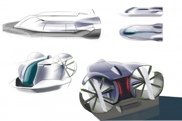 HALO Aero Sleigh Design Sketch