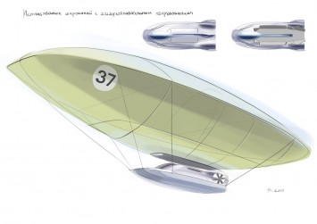 HALO Aero Sleigh Design Sketch