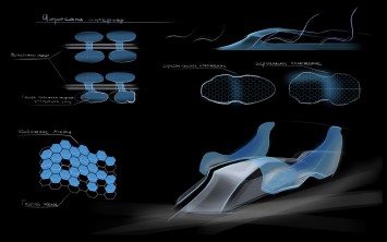 HALO Aero Sleigh Interior Design Sketch