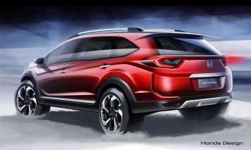 Honda BR-V Concept Design Sketch