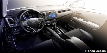 Honda HR-V - Interior Design Sketch Render