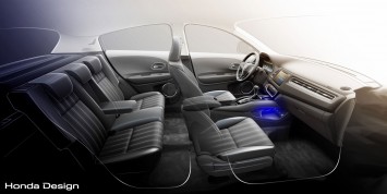 Honda HR-V - Interior Design Sketch Render