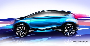 Honda Vision XS-1 Concept Design Sketch