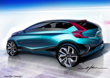 Honda Vision XS-1 Concept Design Sketch