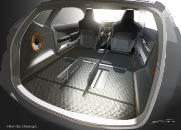 Honda Vision XS-1 Concept Interior Design Sketch