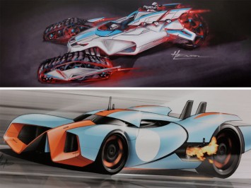 Hot Wheels Design Sketches