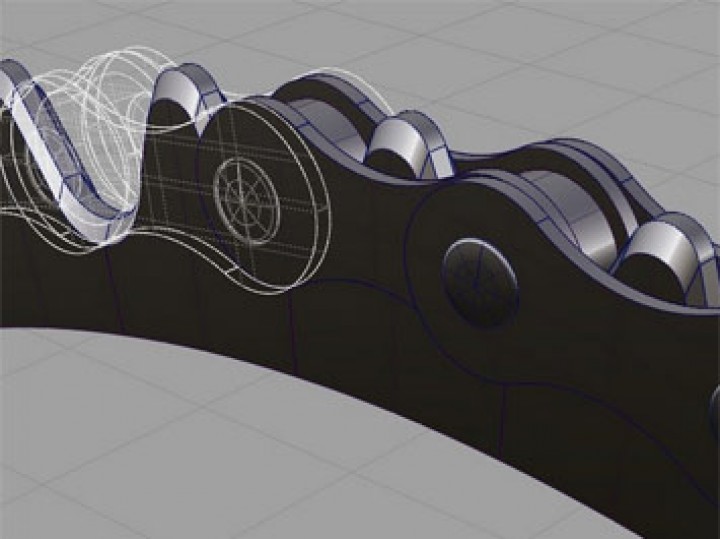 How to model gears and chains in Autodesk Alias