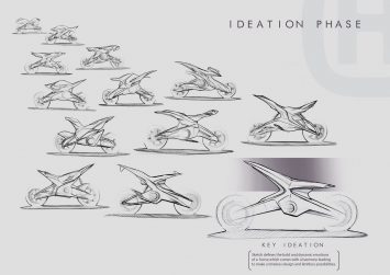 Husqvarna Alpha Trike Concept Design Sketches