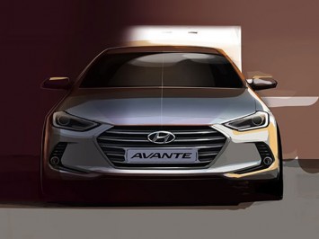 Hyundai Elantra Design Sketch