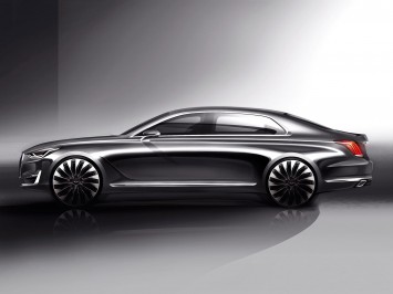 Hyundai Genesis G90 - Design Sketch Render