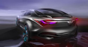 Hyundai i flow Concept Design Sketch