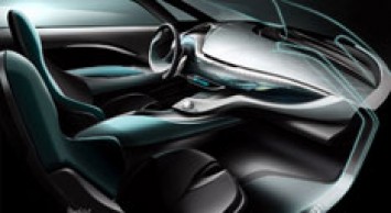 Hyundai i flow Concept Interior Design Sketch