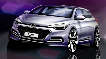 Hyundai i20 - Design Sketch