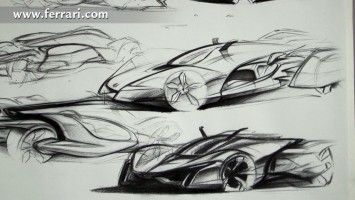 IAAD Ferrari Design Sketches