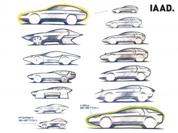 IAAD Porsche 928 Design Sketches by Onozaki Haruka