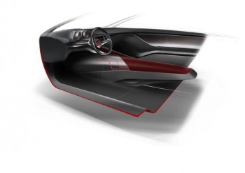 IED Alfa Romeo Gloria Concept Interior Design Sketch