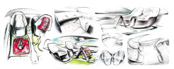 IED Pininfarina Entity and Companion Concept - Design Sketches