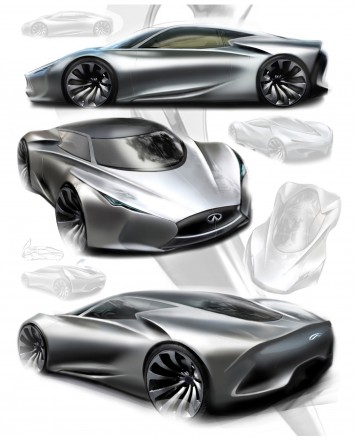 Infiniti Emerg E Concept - Design Sketches