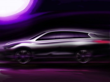 Infiniti JX Design Sketch