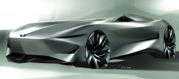 Infiniti Prototype 10 Concept Design Sketch