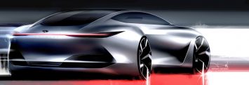 Infiniti Q Inspiration Concept Design Sketch Render